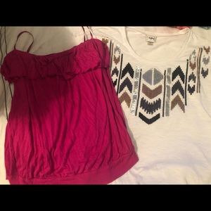 Women’s medium top lot M cami